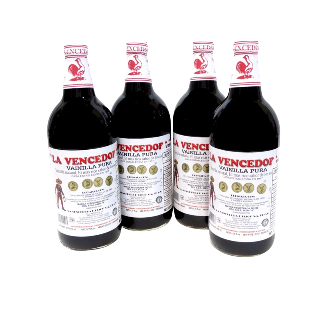 La Vencedora Mexican Vanilla: Pure Extract, No Coumarin | Large