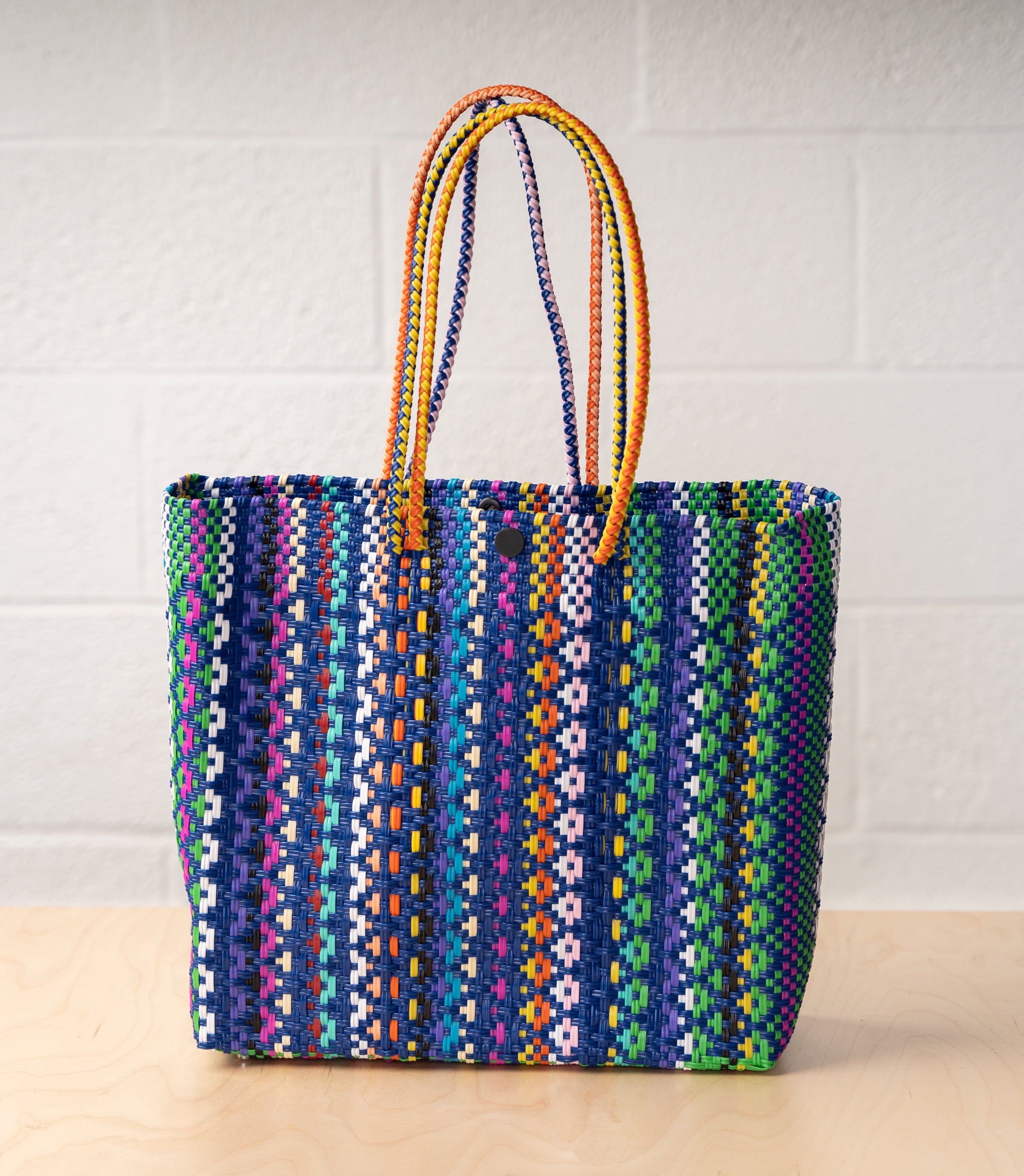 Mixte Woven Super Tote, Handwoven Recycled Plastic