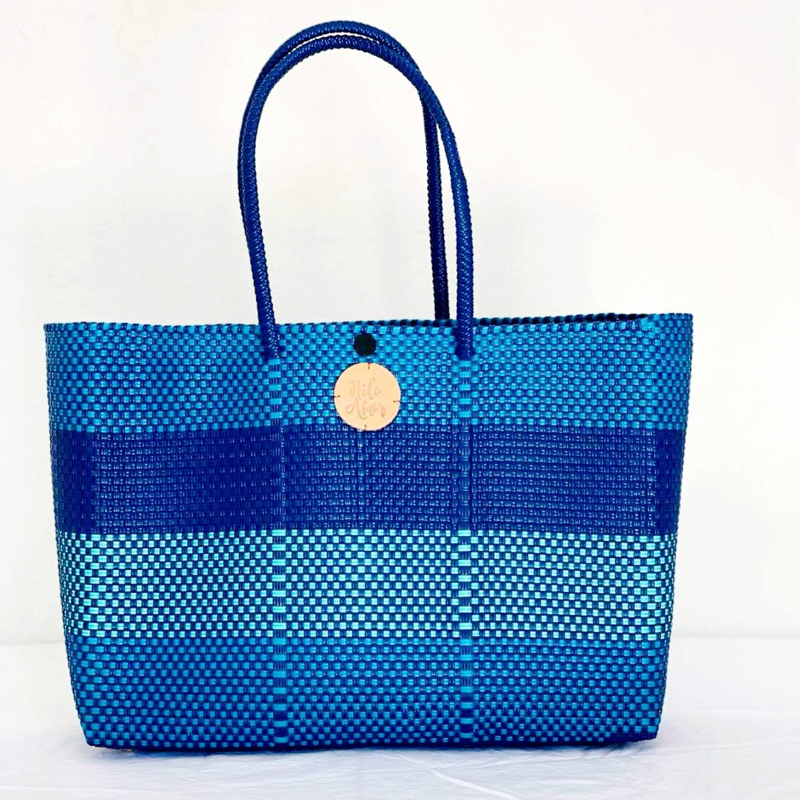Mexican Tote Bag. Recycled Plastic Bag. Mexican Artisanal Bag. 
