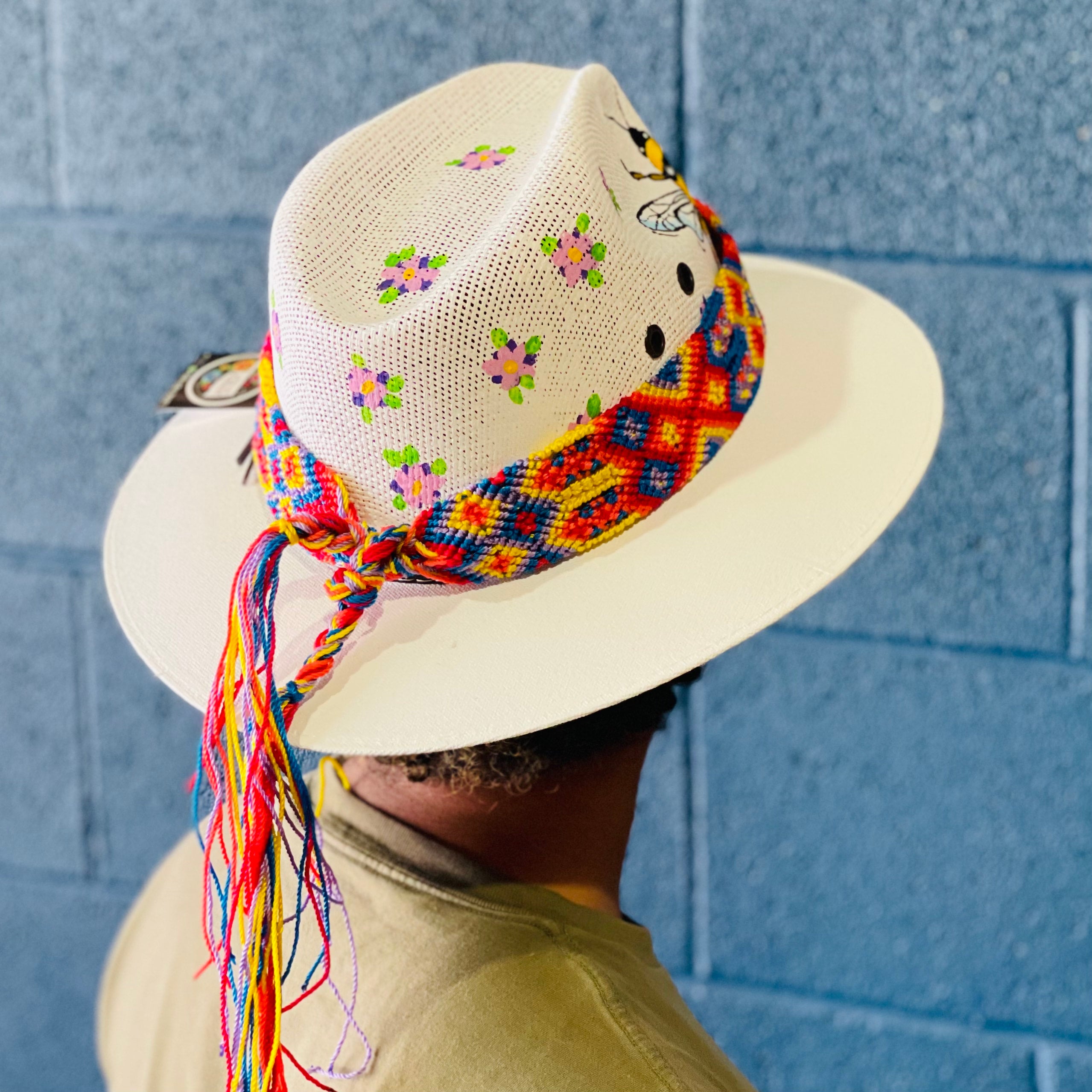 Wide Mexican Braided Hat Bands